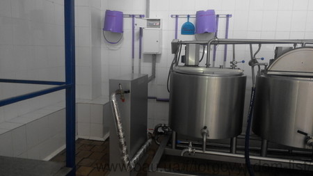 Установка для получения пара на "Трех медведях"